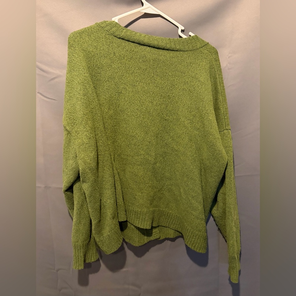 4/$25 bundle deal-Wild Fable Olive Cardigan Sweater - Picture 3 of 3